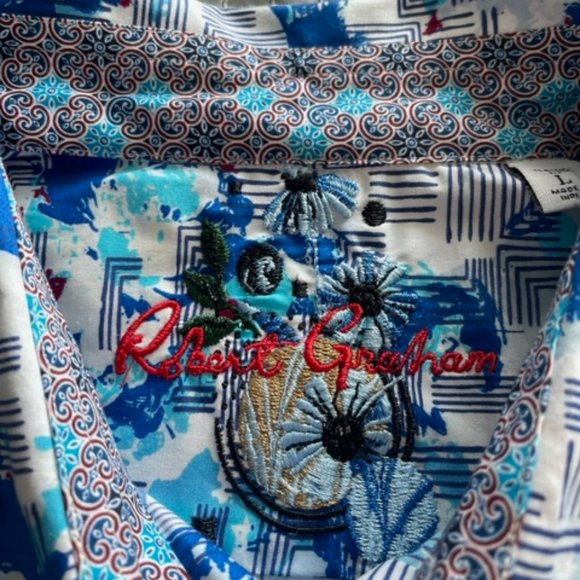 ROBERT GRAHAM NEW SHIRT SIZE L - Picture 2 of 4